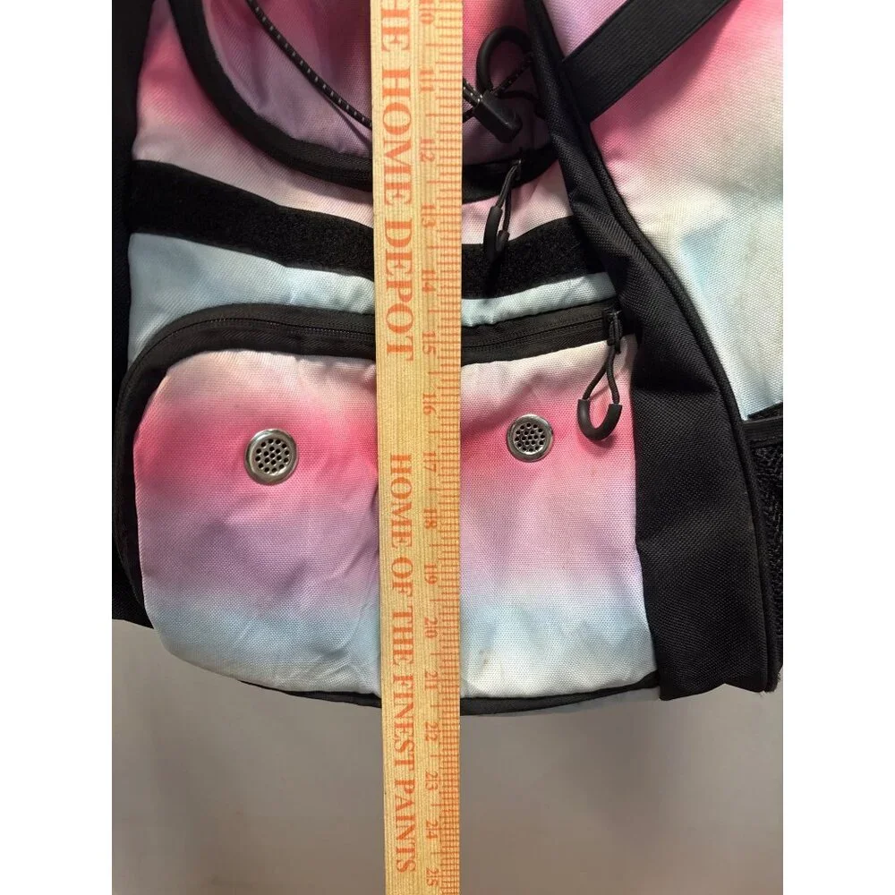 Matein Tie-Dye Backpack With Adjustable‎ Straps & Mesh Pockets 21x13.5x9